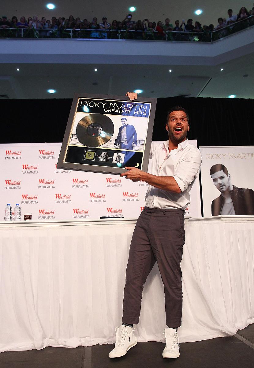 2013年5月10日讯,悉尼,当地时间5月9日,瑞奇·马丁(ricky martin)出席