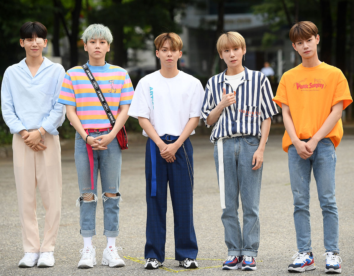 2019年8月23日,韩国首尔,明星现身kbs 2音乐银行.d1ce attended the r