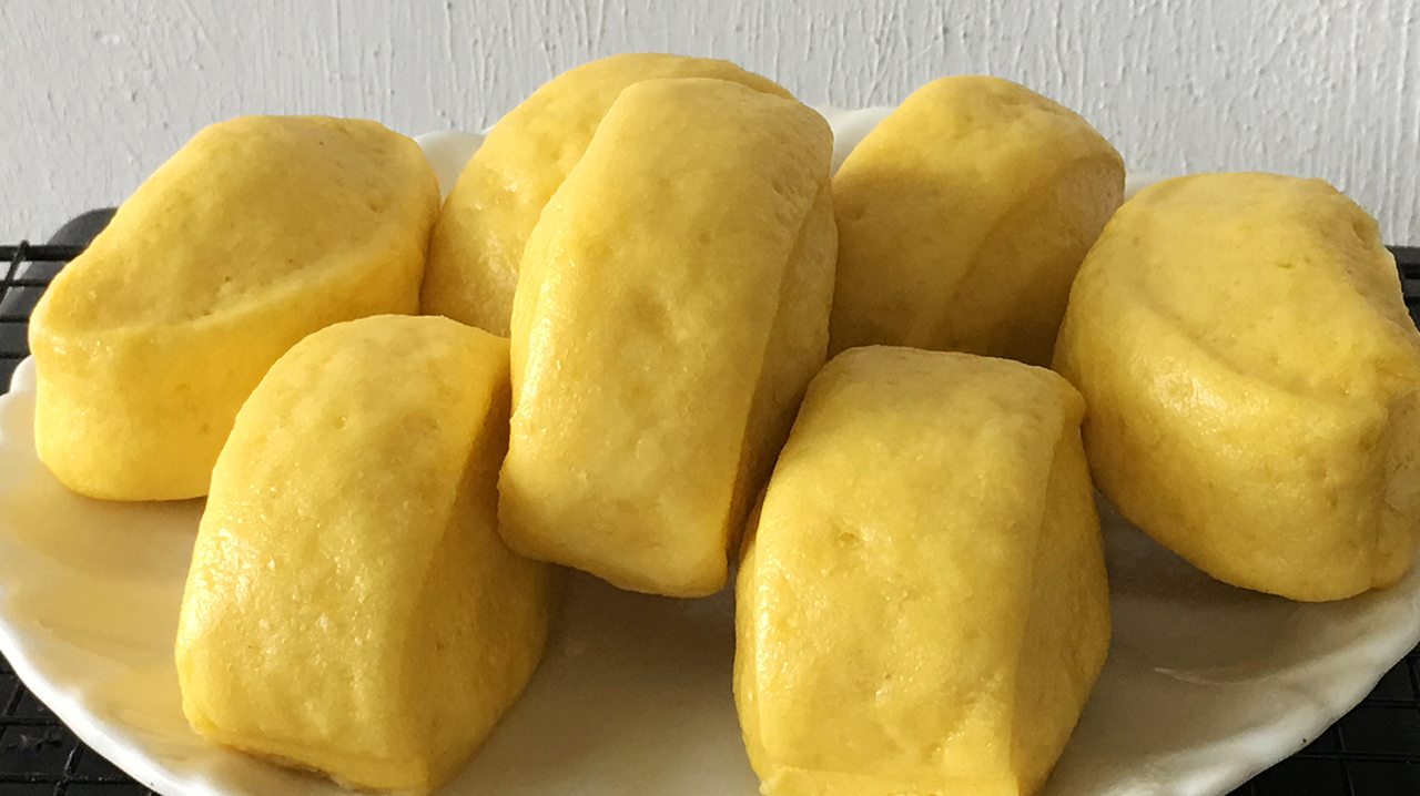 最独特南瓜馒头做法,不加一滴水,柔软不塌陷,新手也能一次成功