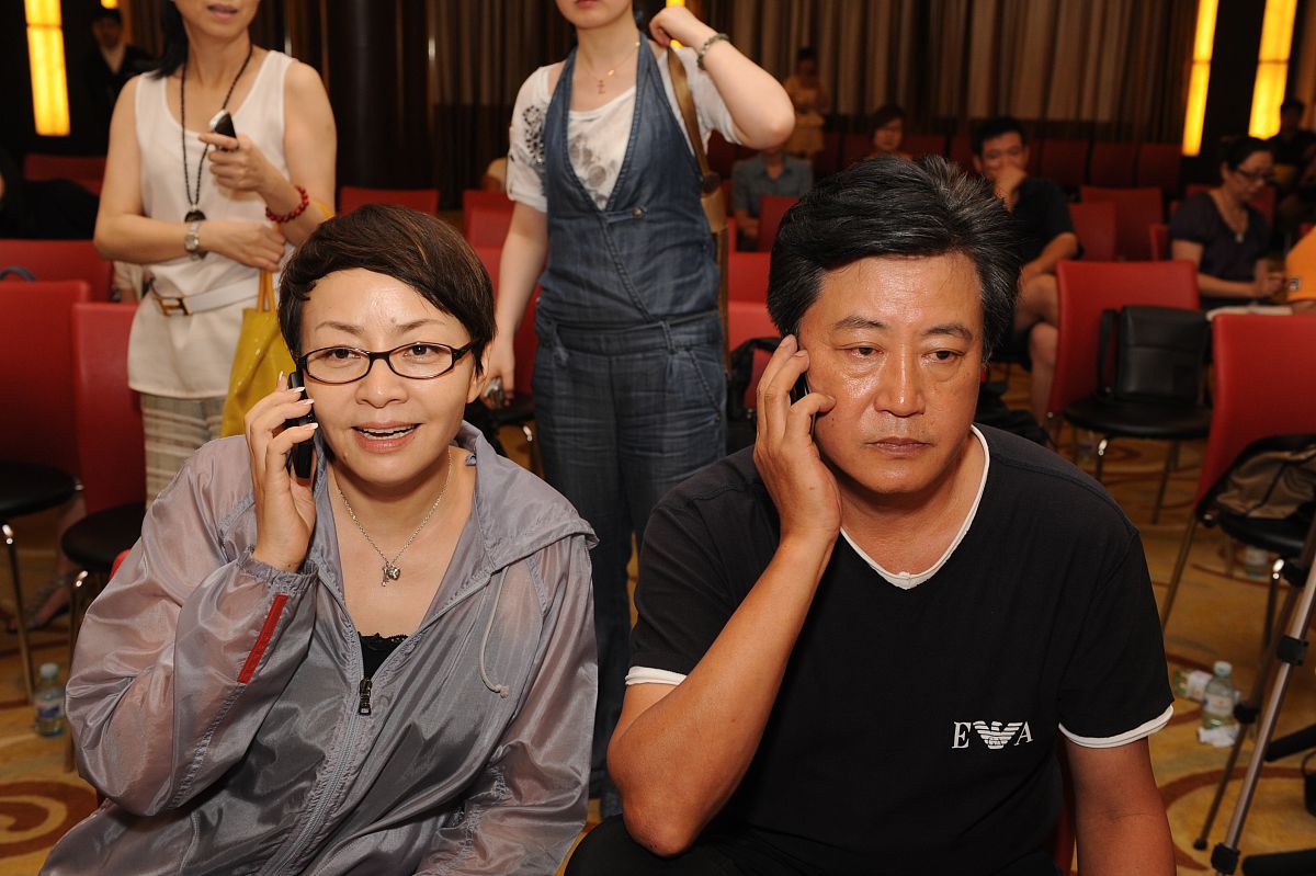 2010年8月9日,北京,电视剧《家,n次方》举行发布会.宋丹丹  赵宝刚+++