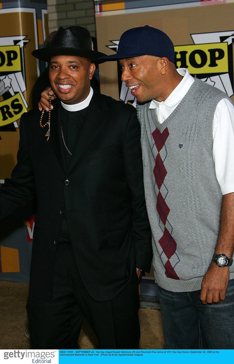 new york - september 22:  hip hop mogul russell simmons (r) and 