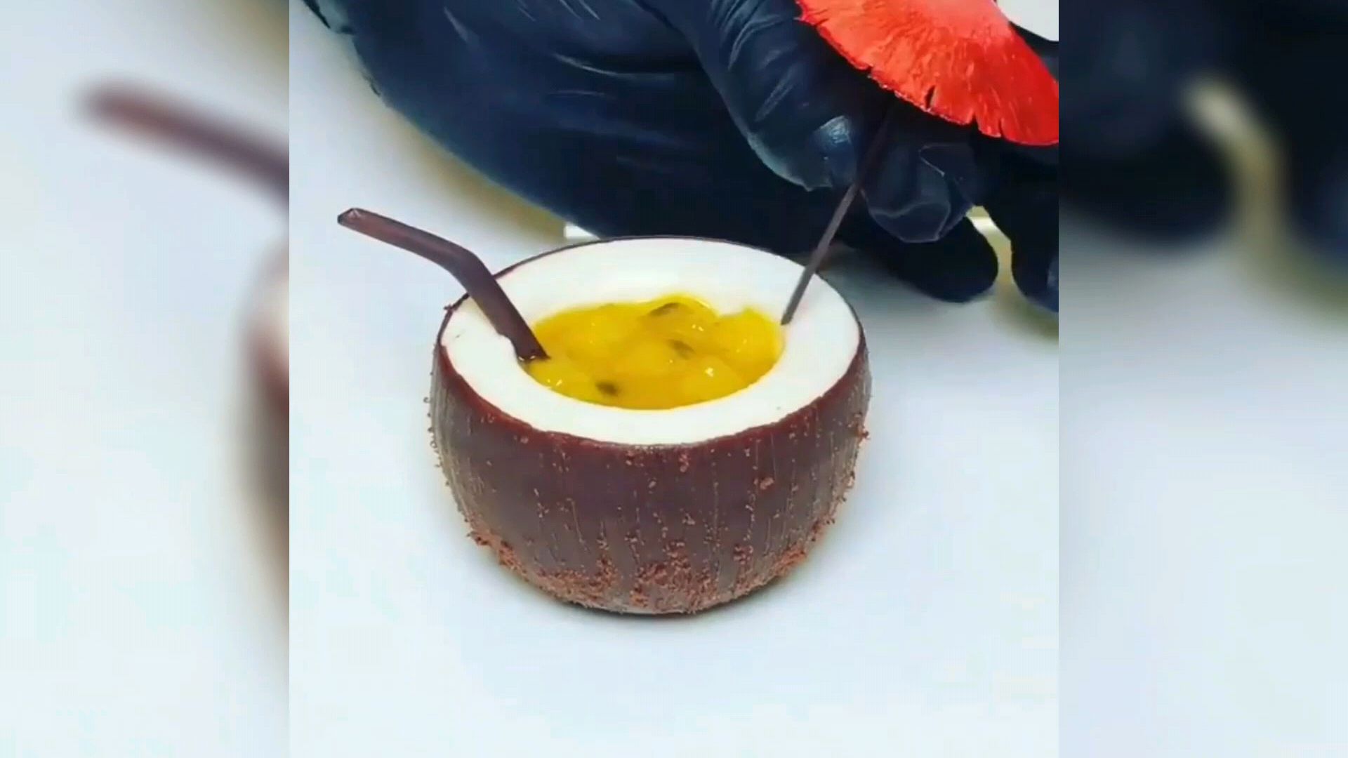 网红椰子蛋糕制作全过程,一个巧克力插件就干货满满