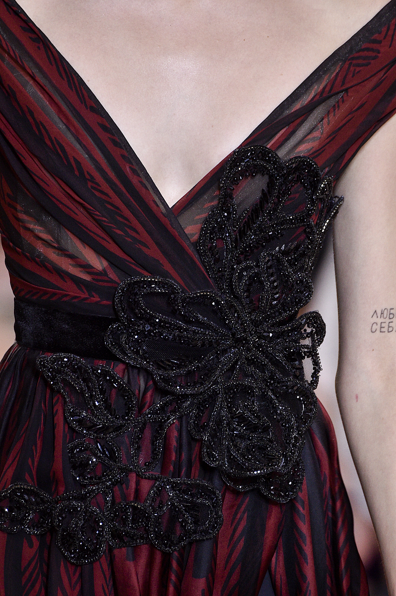 2018秋冬巴黎高定时装周: elie saab 细节