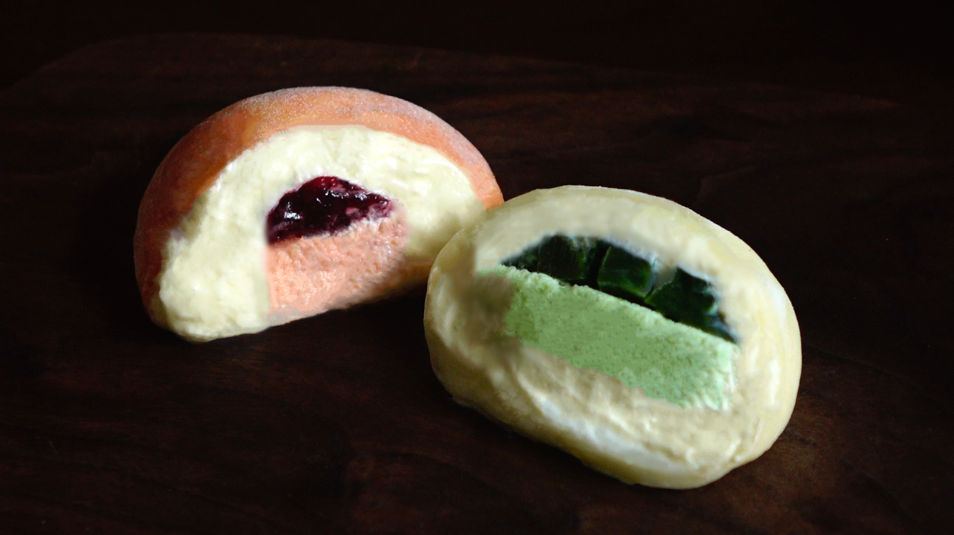 制作夹心果冻雪媚娘,隔夜不会硬皮的诀窍