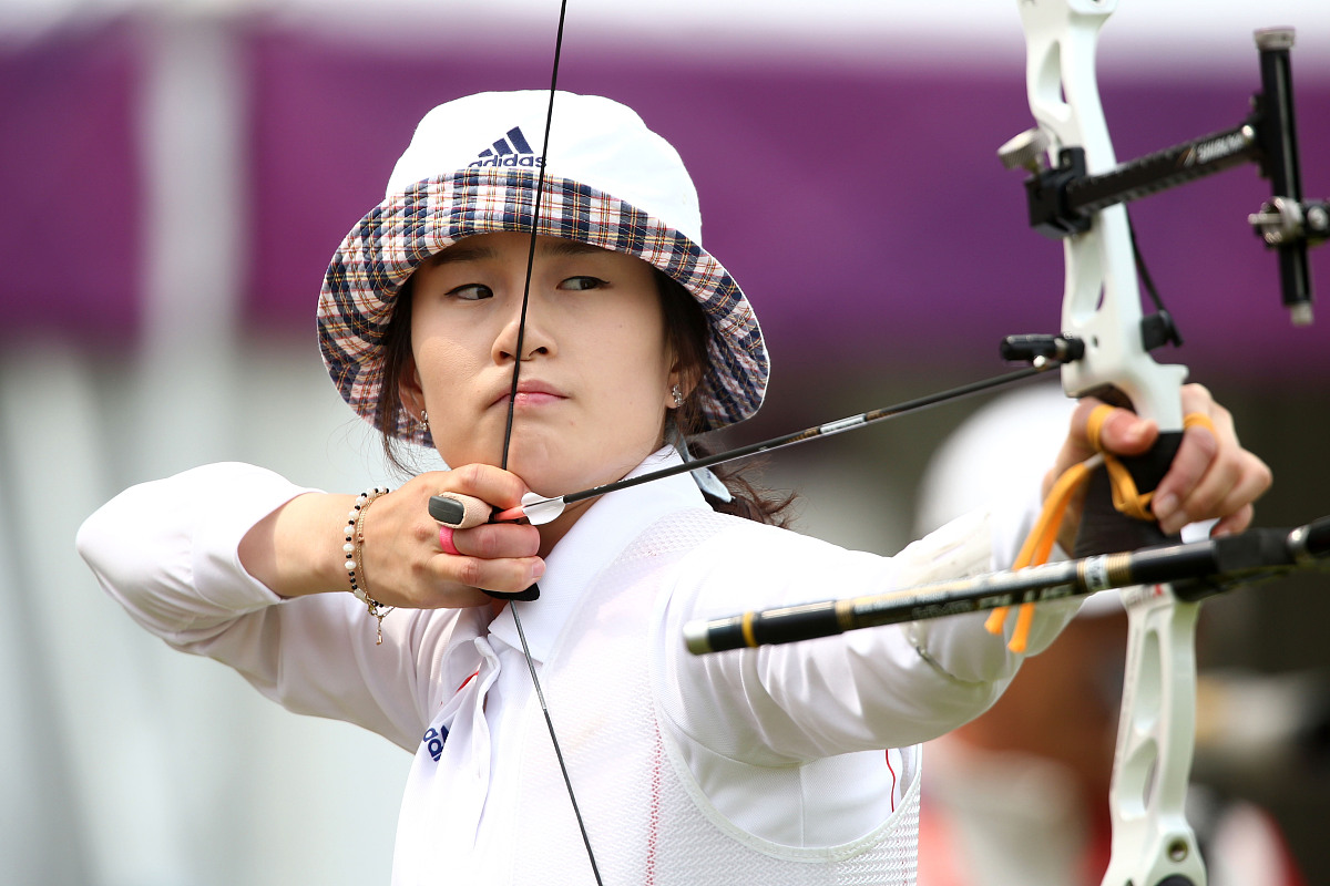 2012年7月27日,英国伦敦,2012奥运会7月27日射箭赛况.***_***london, 