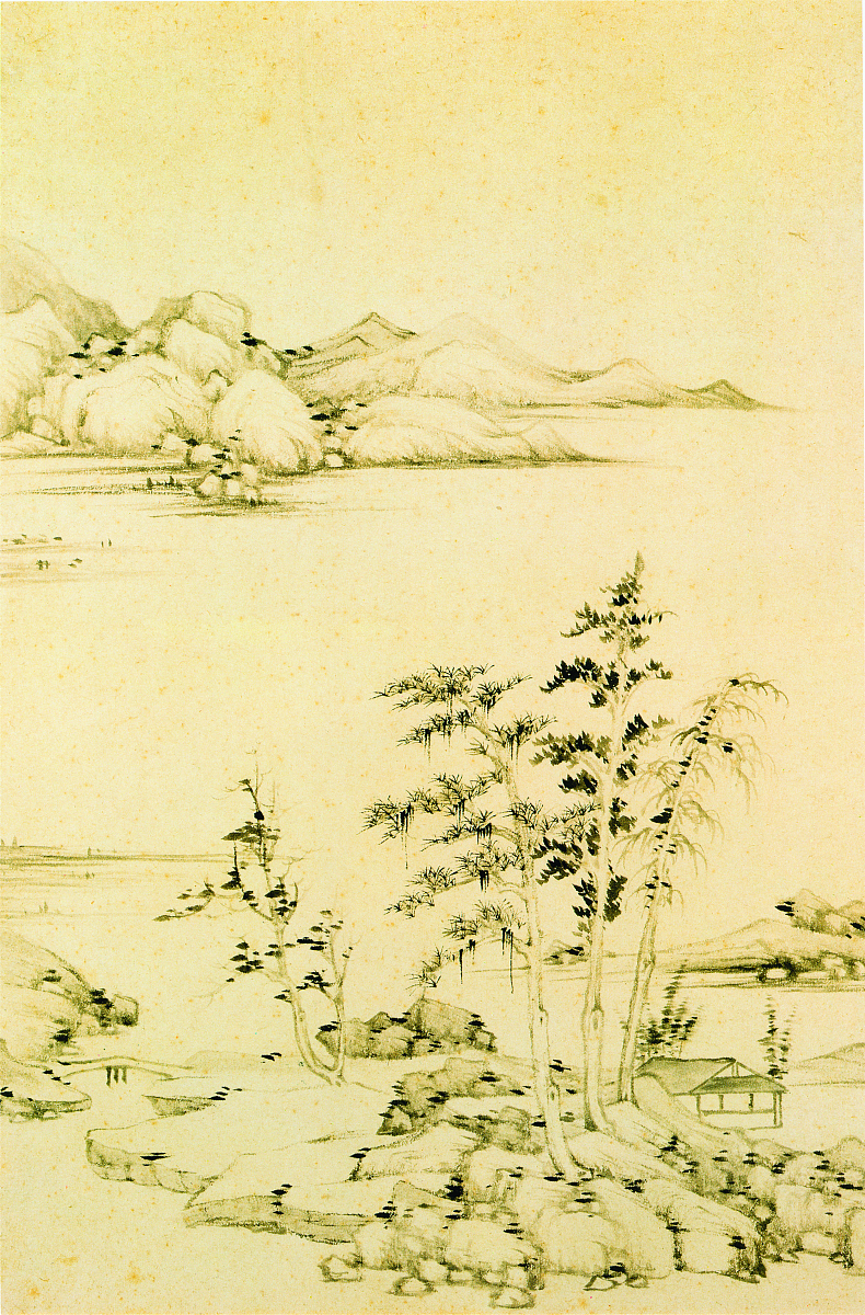 -0001年11月30日,,明 董其昌 仿宋元人缩本画及跋 册