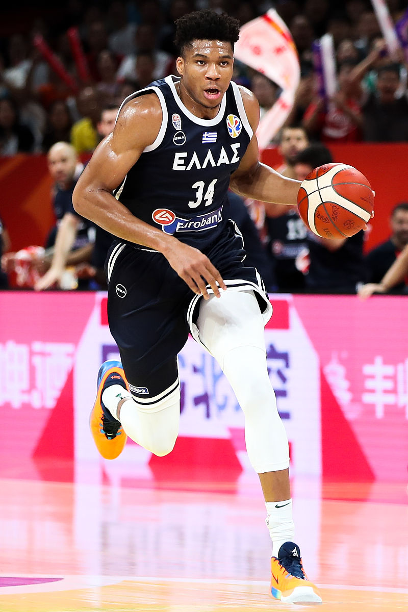 2019年9月6日,深圳,2019男篮世界杯小组赛次轮k组,美国vs希腊.shenzhe