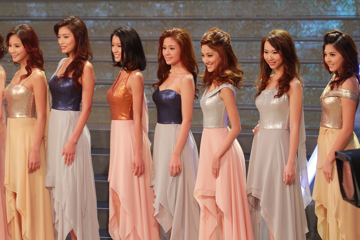 2013年8月25日,香港,2013年香港小姐准决赛举行.***_***