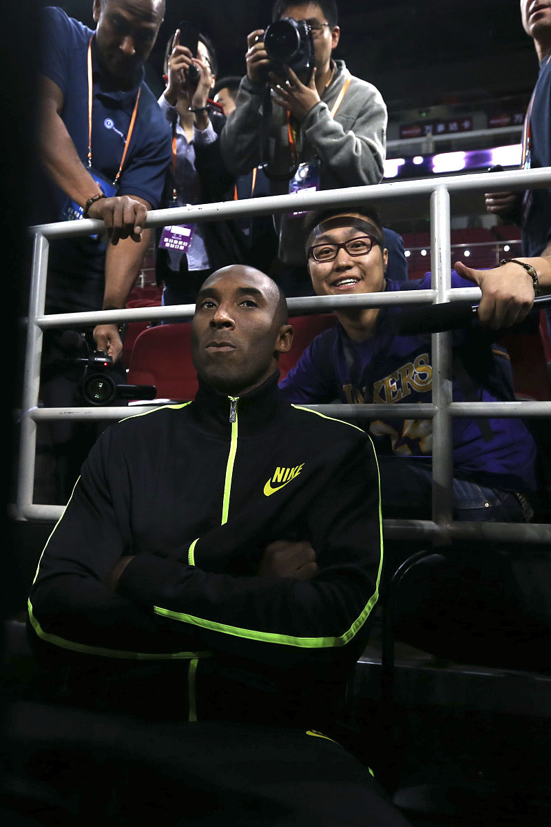2013年10月14日,北京,2013nba中国赛北京站,洛杉矶湖人训练.  科比