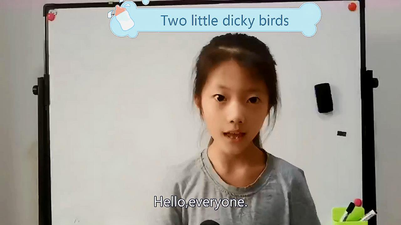 [图]听歌学英语 两只小鸟 Two little dicky birds