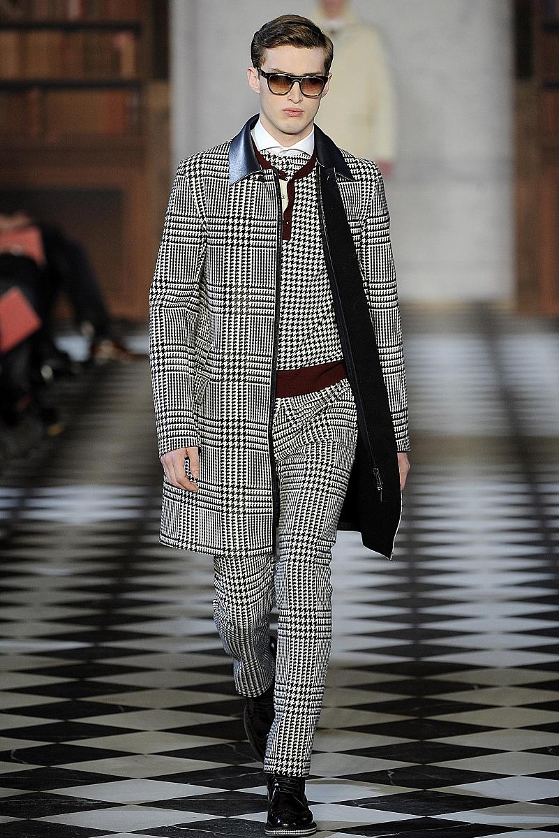new york, ny - february 08:  a model walks the runway at the tom