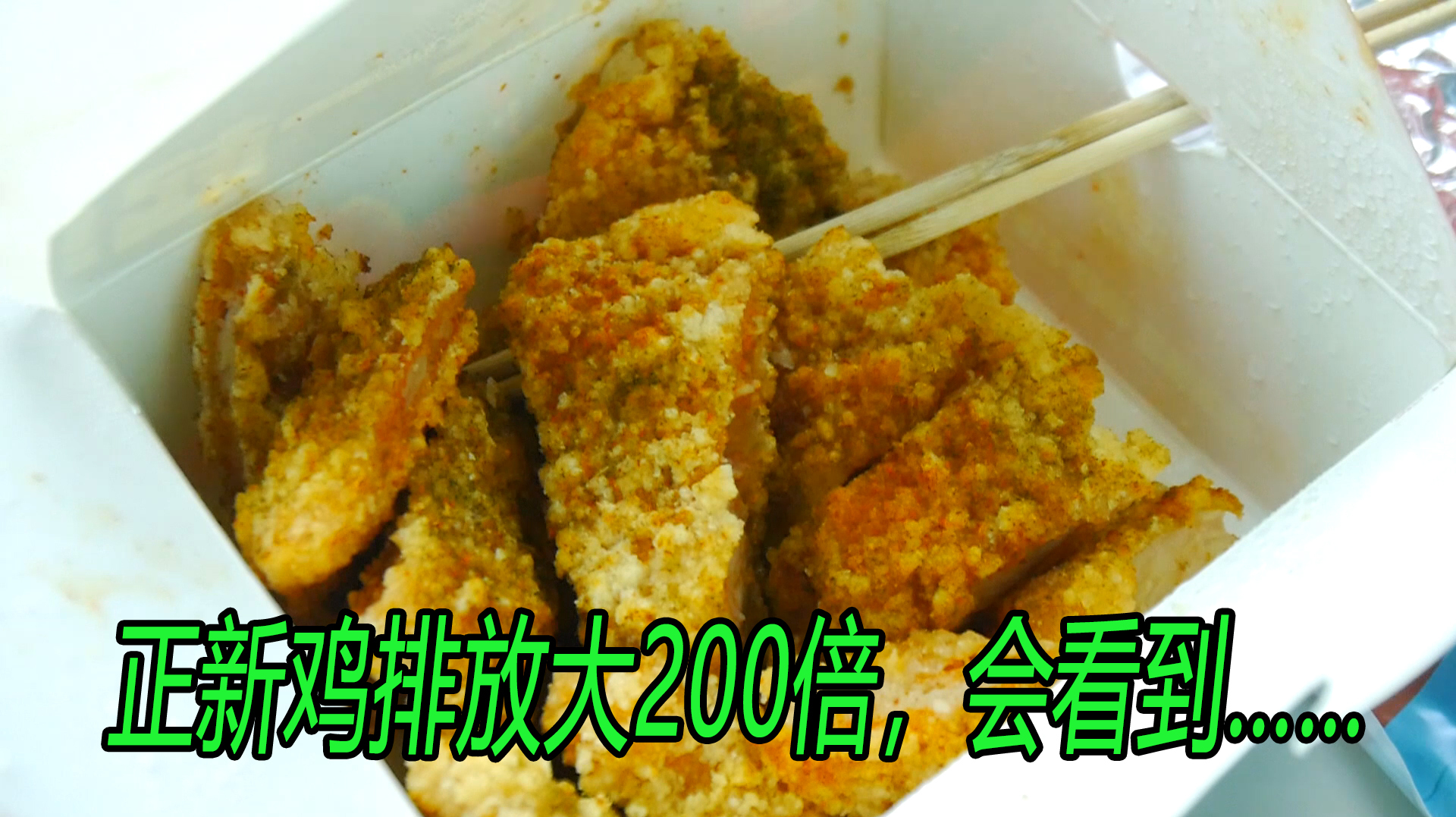 1份29块的正新鸡排套餐,放在显微镜下,我们会看到什么?