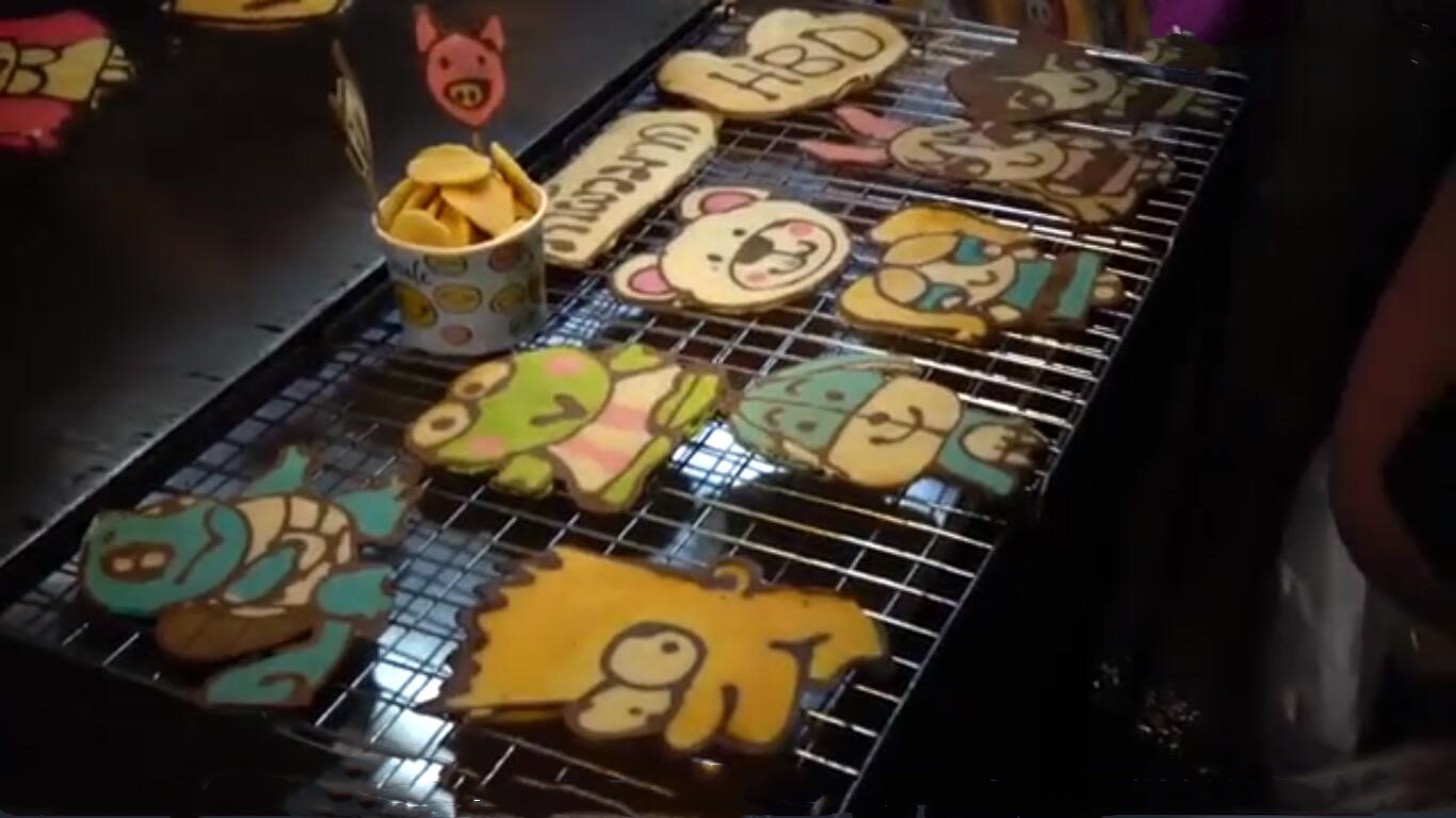 创意!这家网红煎饼全是动画主题的