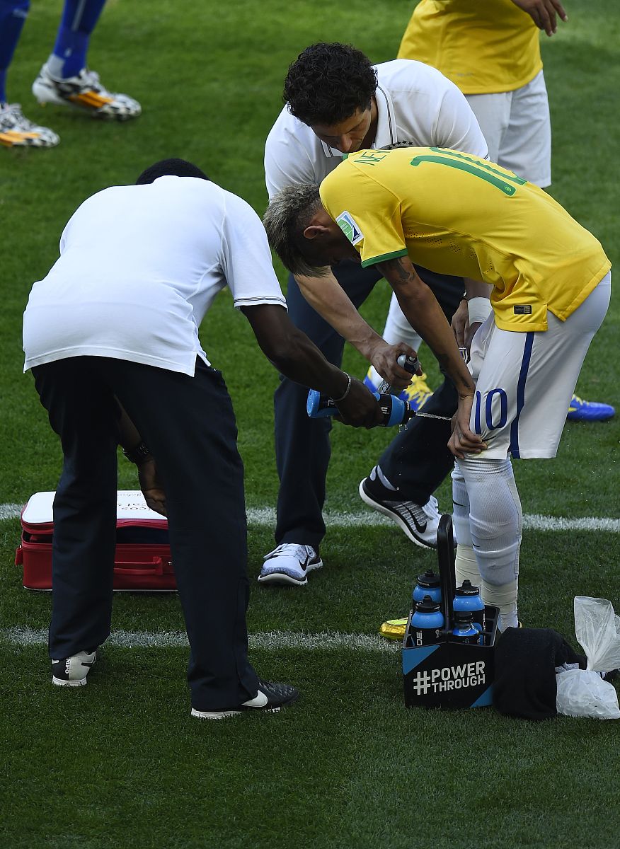 2014年6月28日,巴西米内罗竞技场,2014巴西世界杯1/8决赛,巴西vs智利.