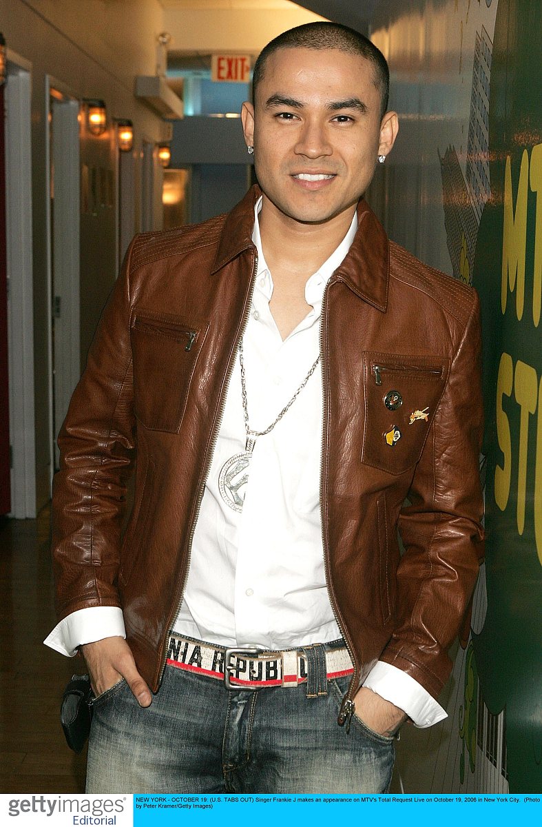 new york - october 19: (u.s. tabs out) singer frankie j makes an