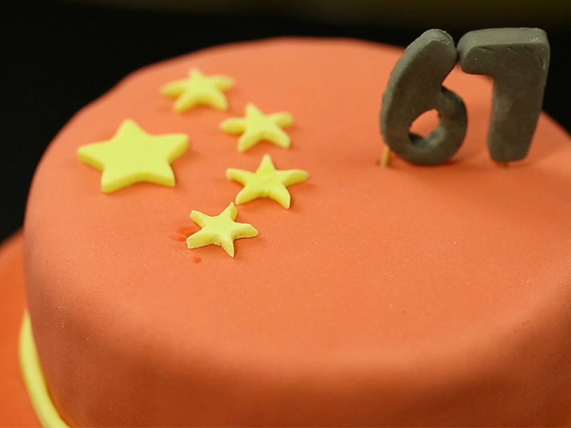 国旗蛋糕:一款甜点