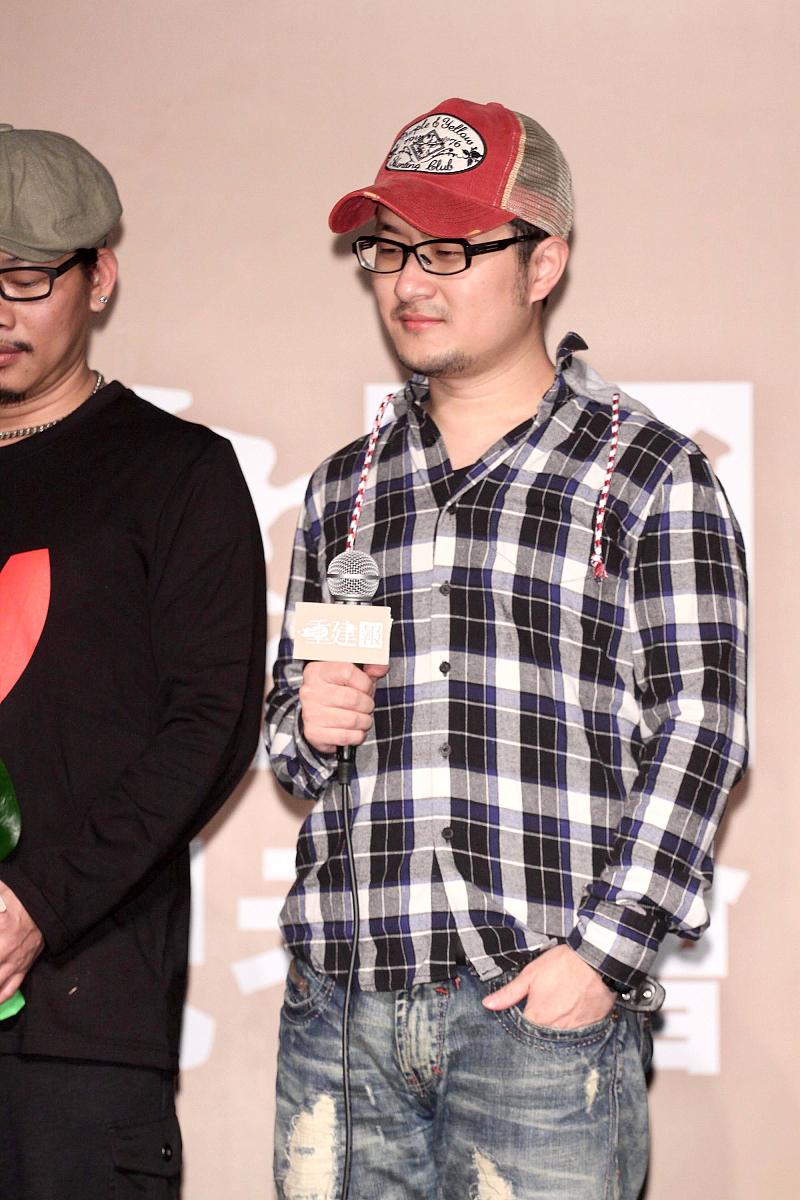 2012年2月29日,台北,华人版图文化出刊关怀弱势盲人团体记者会.***_**