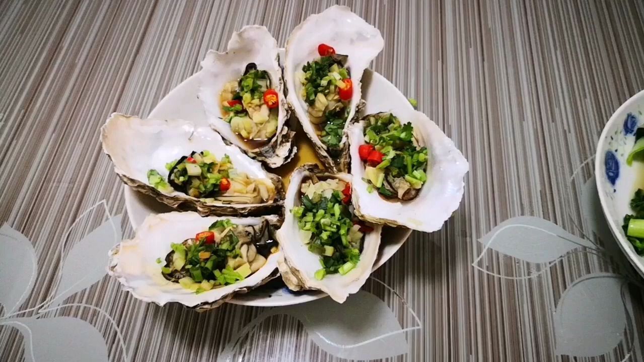清蒸生蚝的全部教程