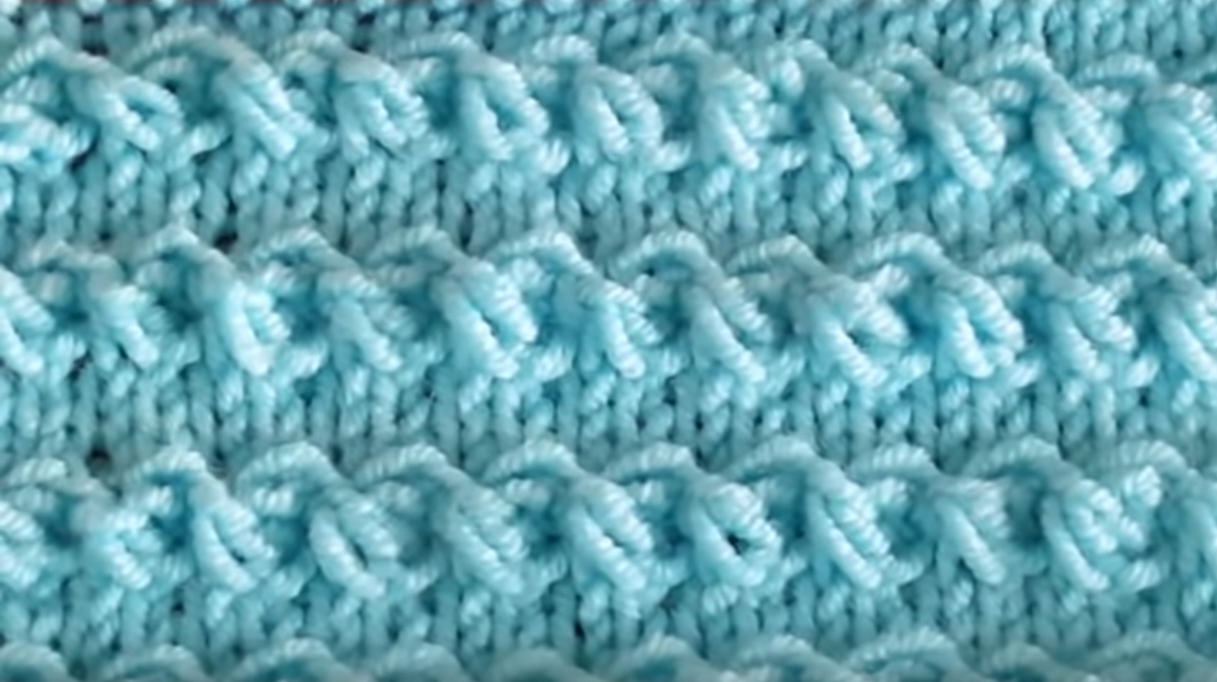 棒针花样系列,一款鸡爪花编织教程,立体感十足织成作品很好看!