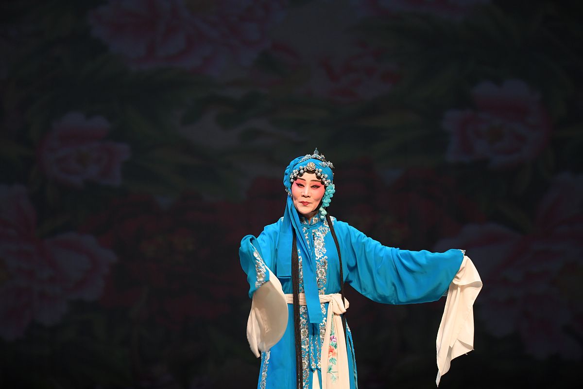 2019年7月26日,江苏苏州,山西省北路梆子《王宝钏》演出.