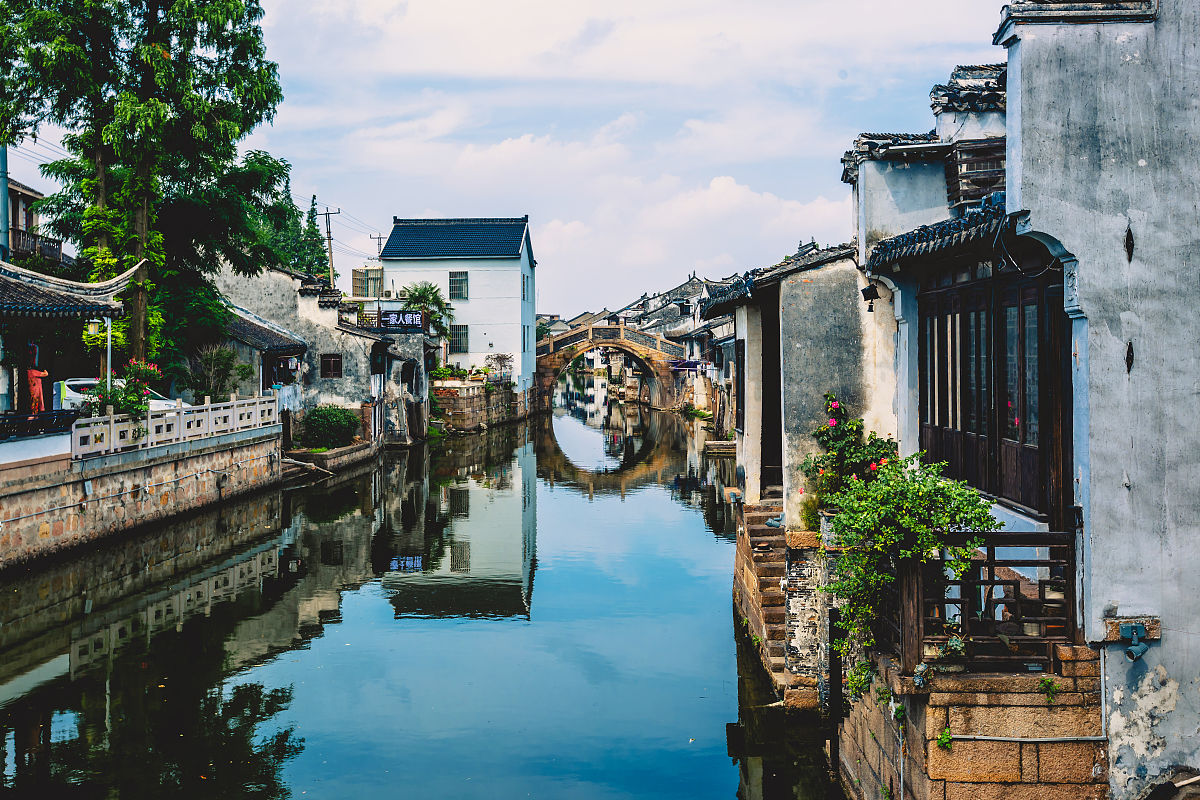 2019年6月24日,江苏省苏州市,太仓市沙溪镇,古镇风貌.
