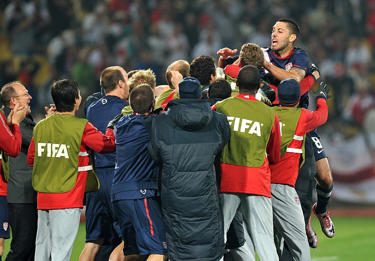 2010年6月12日,南非鲁斯滕堡,2010世界杯c组小组赛首轮,英格兰vs美国.
