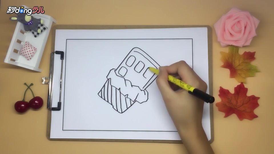 「手工」简笔画巧克力 简单好学