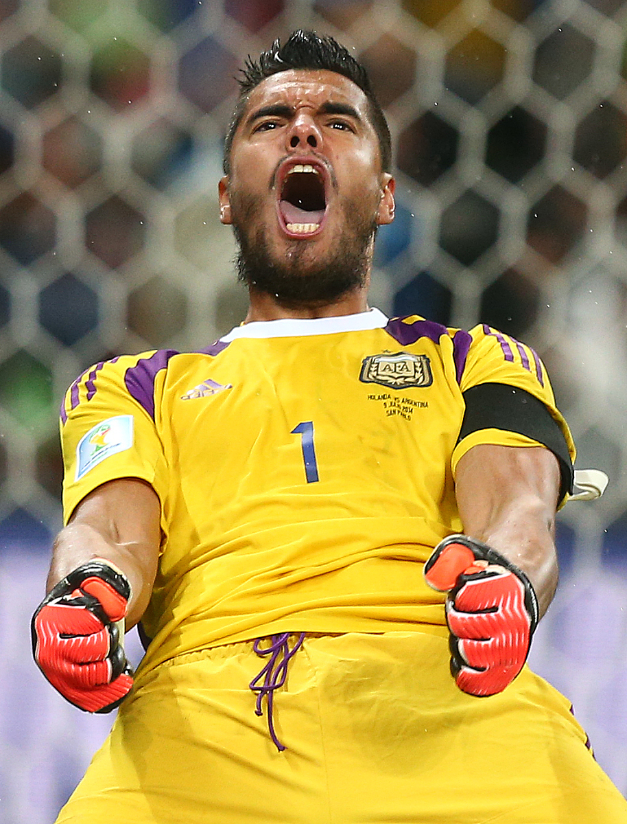 july 9, 2014 - sao paulp, brazil: argentina goalkeeper sergio ro