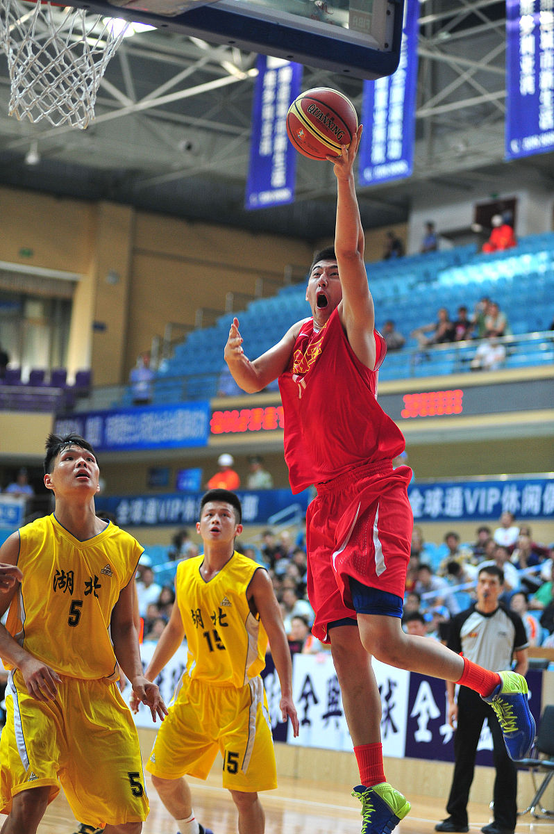 2013年9月2日,阜新,2013全运会u18男篮小组赛,湖北vs解放军.