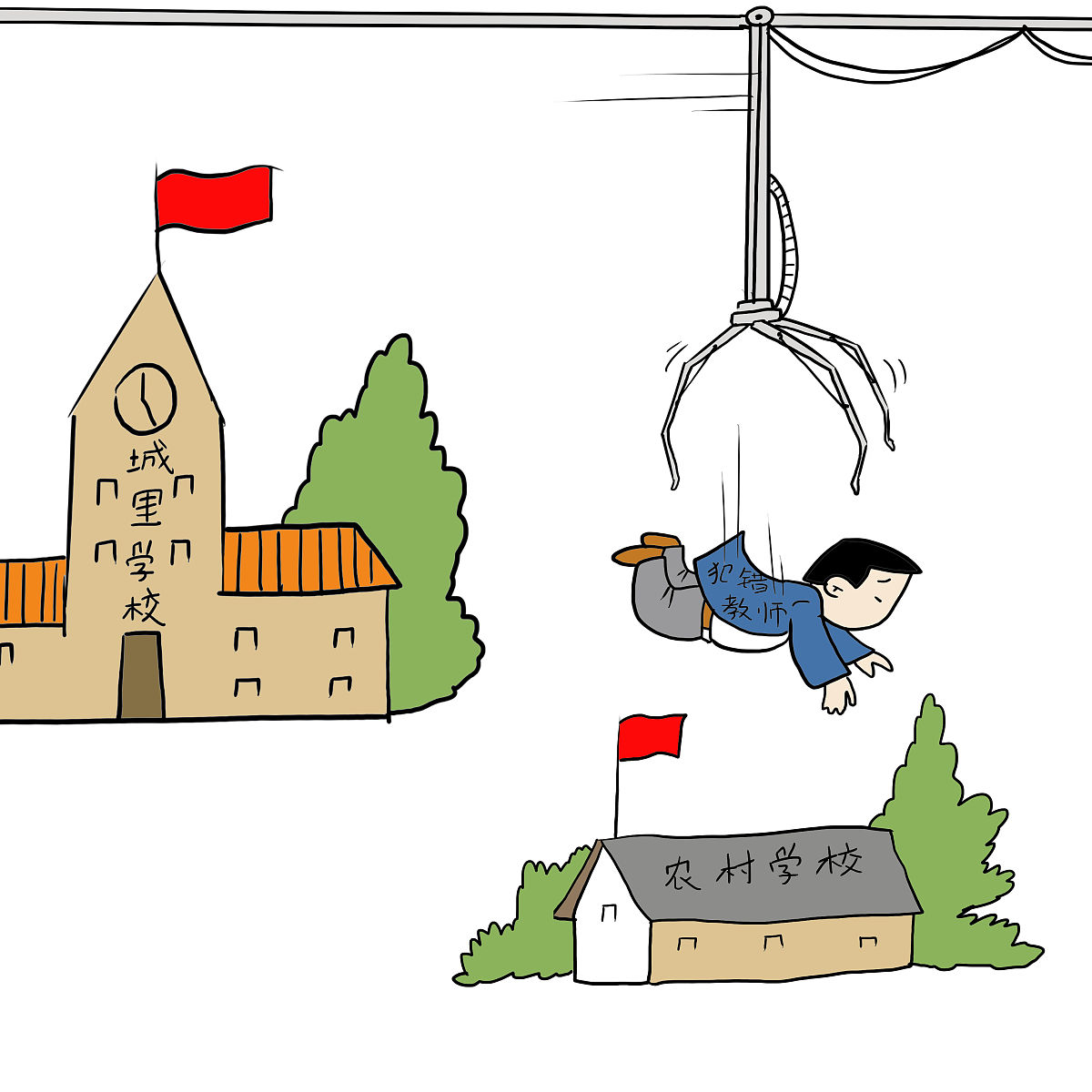 近日,笔者所在的乡村学校又迎来了一名城里老师.之所以说"又",是因为3