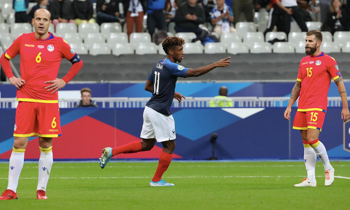 2019年9月10日,法国,2020欧洲杯预选赛h组,法国3-0安道尔.paris, fran