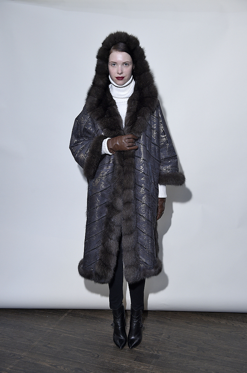2015年2月14日讯,纽约,当地时间2月13日,2015纽约时装周(秋冬): helen