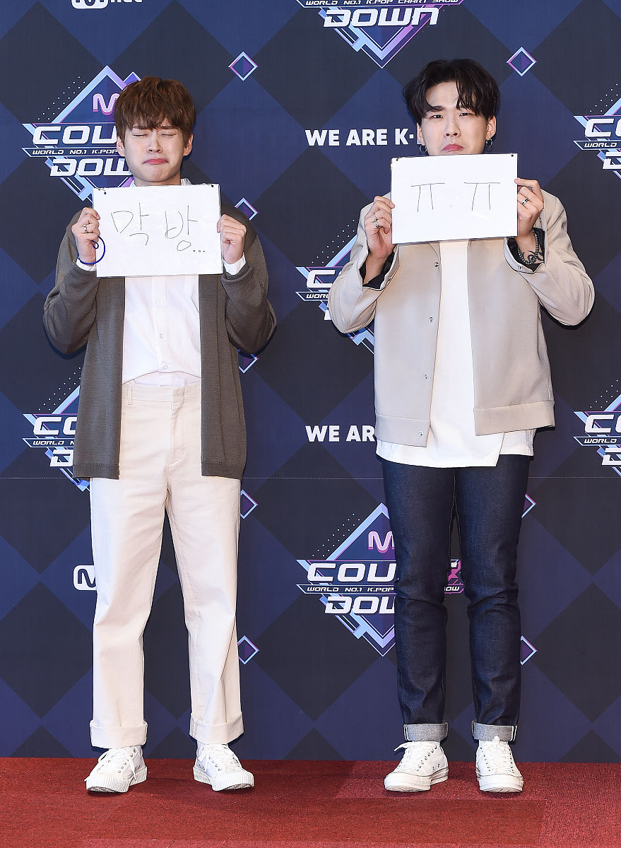 2019年4月4日,韩国首尔,明星参加m countdown最佳歌曲排名节目.haeun 