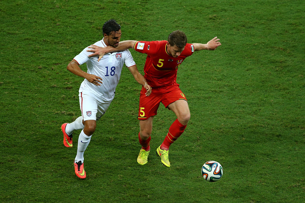 2014年7月1日,巴西新水源体育场,2014巴西世界杯1/8决赛,比利时vs美国