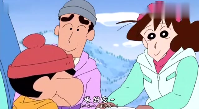 蜡笔小新全家去钓鱼,这鱼太特别了!