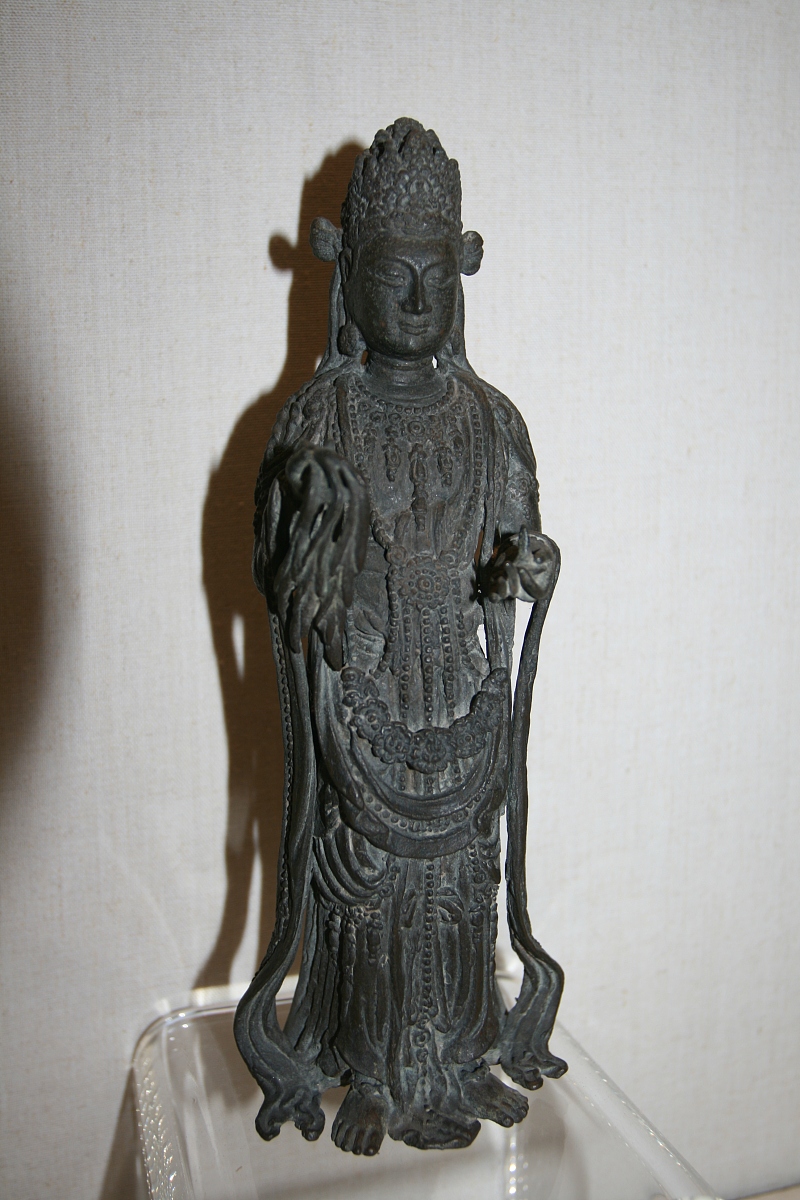 2007年10月16日,中国,辽代菩萨铜像