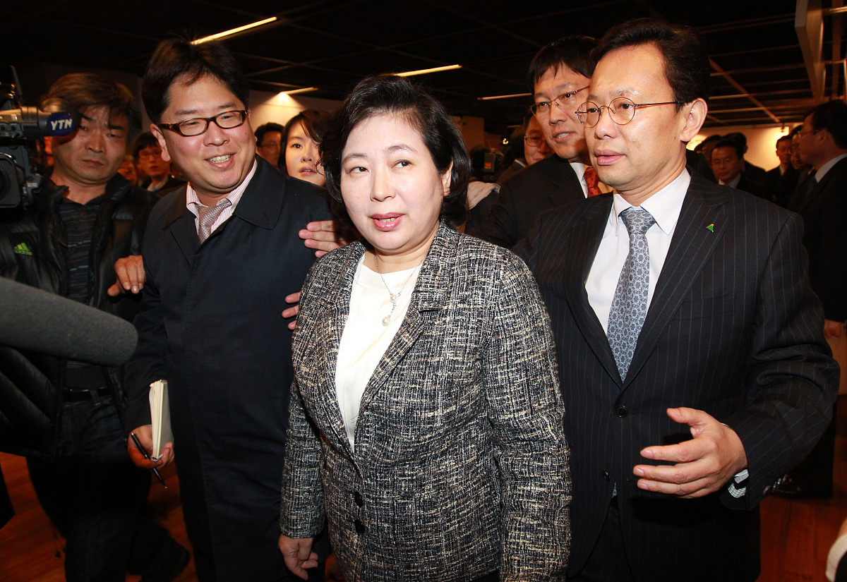 2011年3月10日讯,韩国首尔,国防宣传院军队记录片《军队再发现》记者