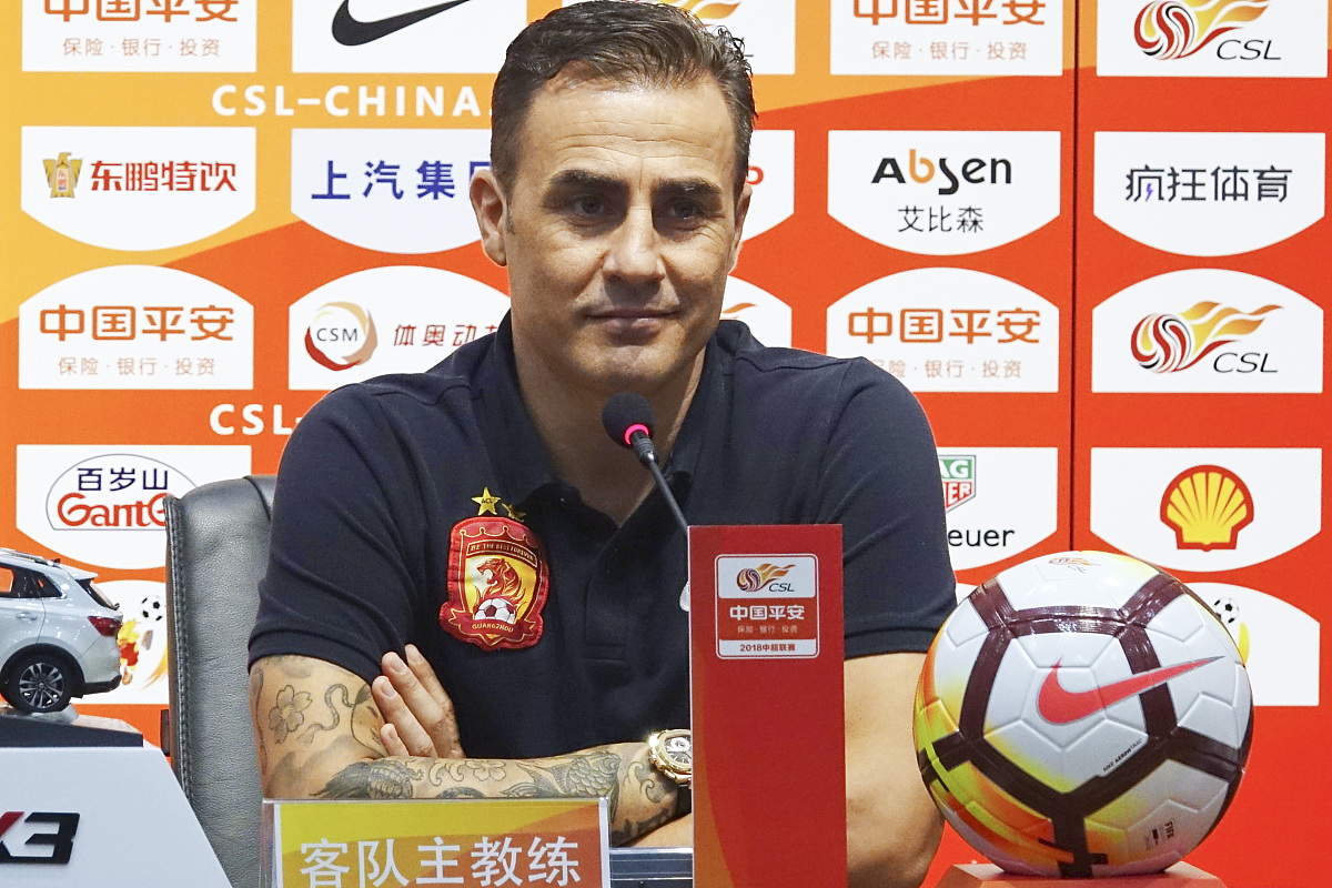 2018中超第9轮:大连一方3-0广州恒大淘宝 赛后发布会召开