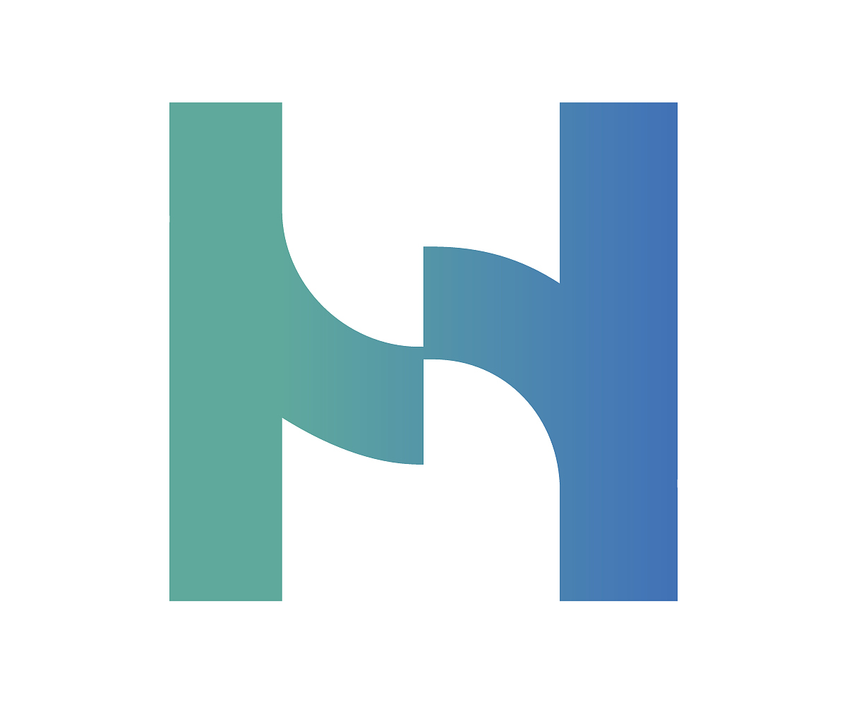 letter h design concept