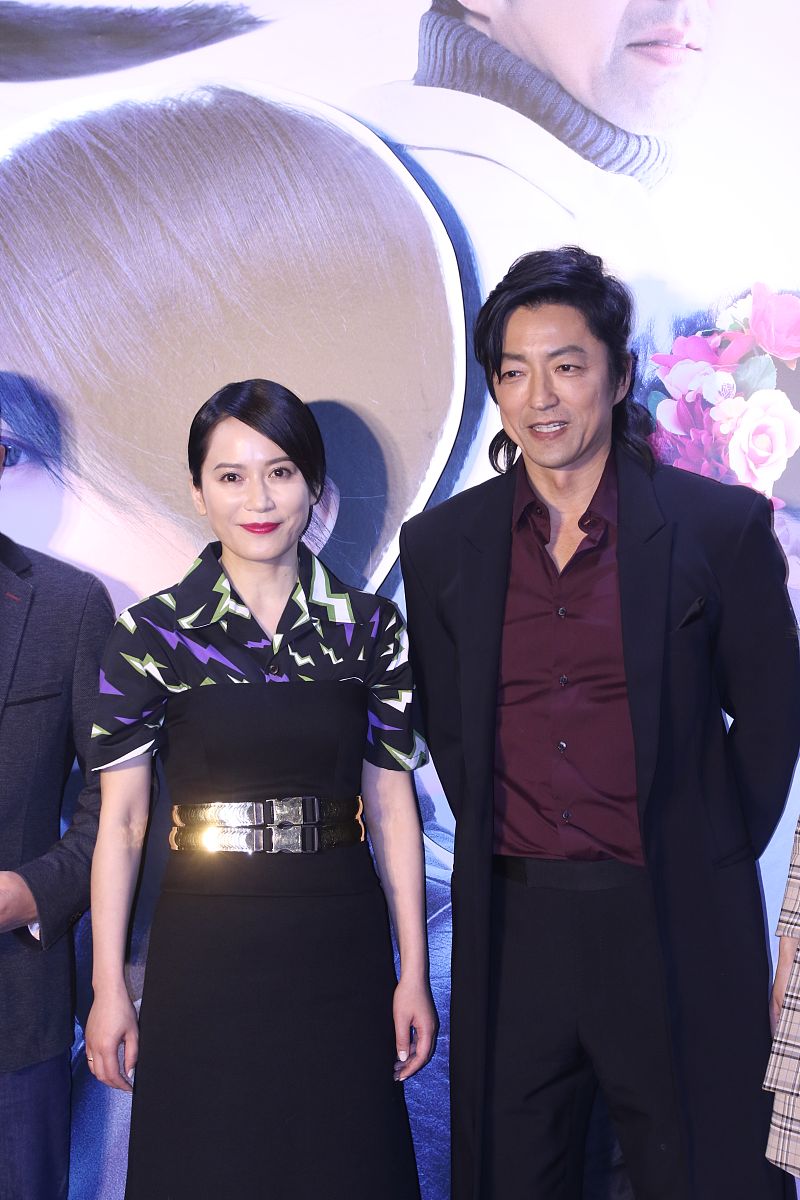 2019年4月9日,北京,明星参加电影《在乎你》首映礼.俞飞鸿  卢洋洋  