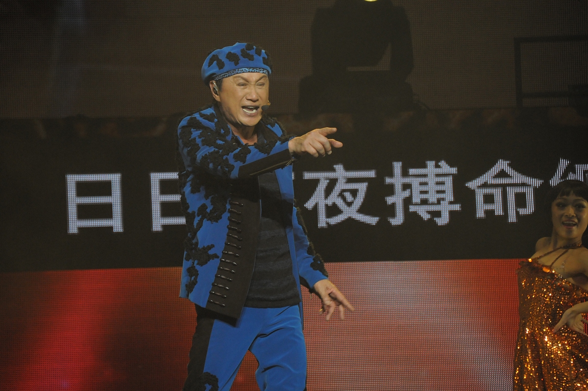 2014年05月24日,上海,许冠杰世界巡回演唱会,在上海梅赛德斯奔驰演艺