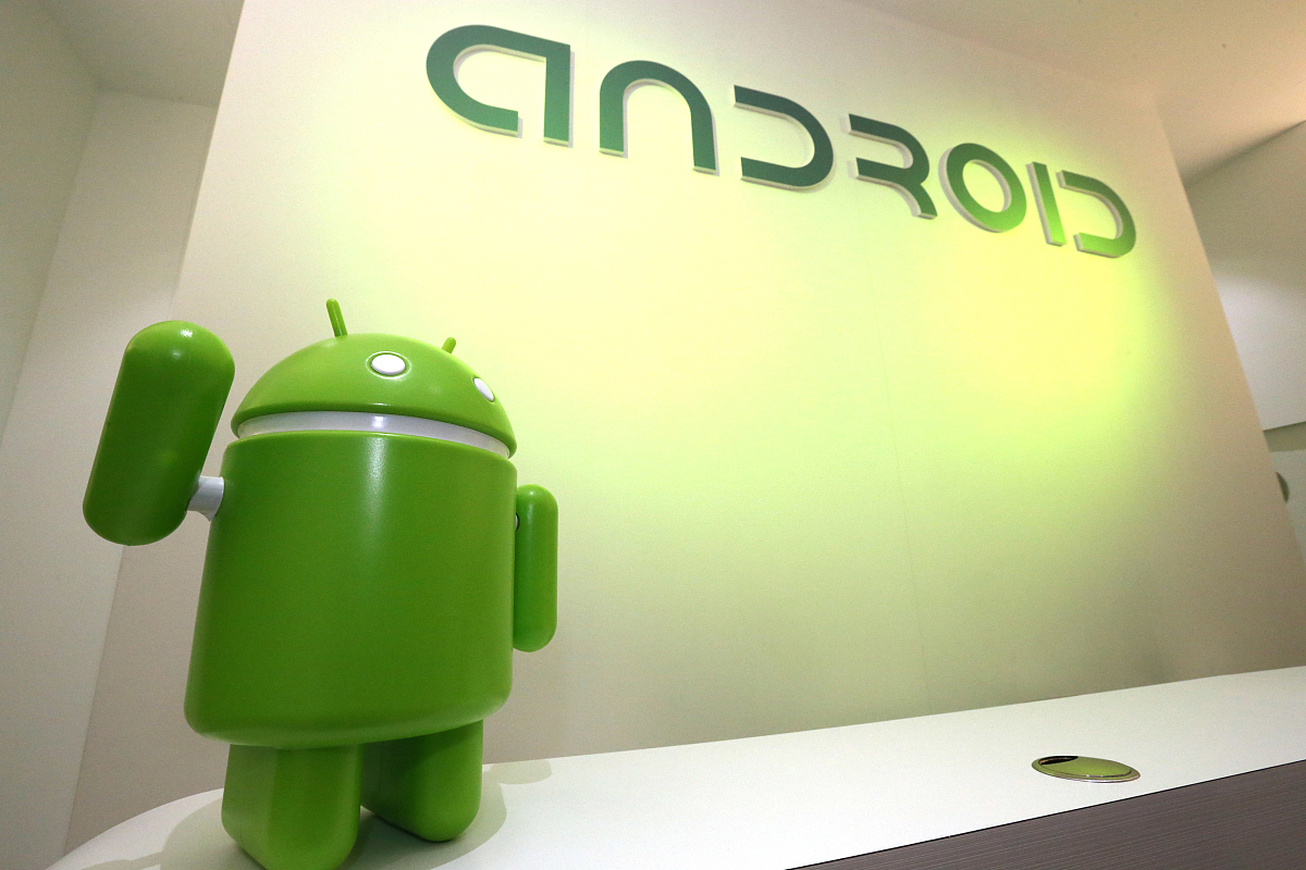 ***_***android promotional figures is pictured at the android op