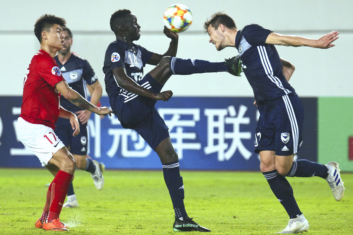 2019年4月10日,广东广州,2019亚冠小组赛f组,广州恒大淘宝4-0墨尔本胜