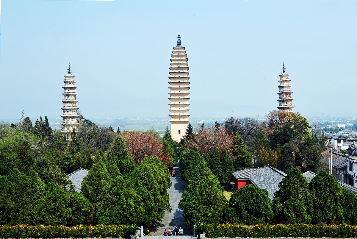 ***_***2013年03月09日,云南省大理白族自治州,大理三塔风光