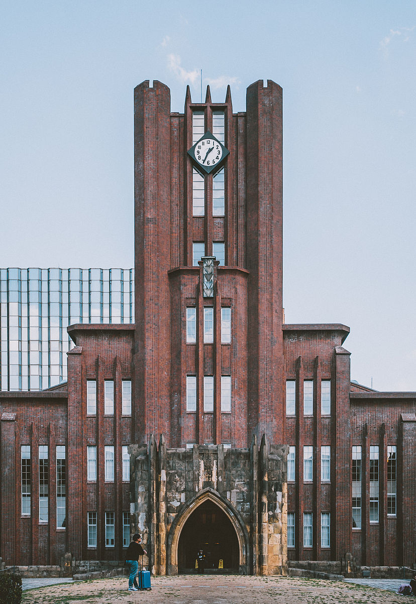 2019年3月13日,日本,东京大学校园.