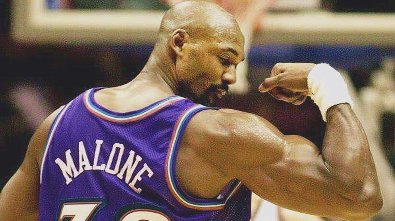 NBA肌肉最恐怖的球员,哈登“麒麟臂”,马龙手臂比大腿粗!