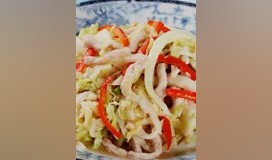 食材 做法都简单,家常小炒—包菜炒肉丝!味道不一般!