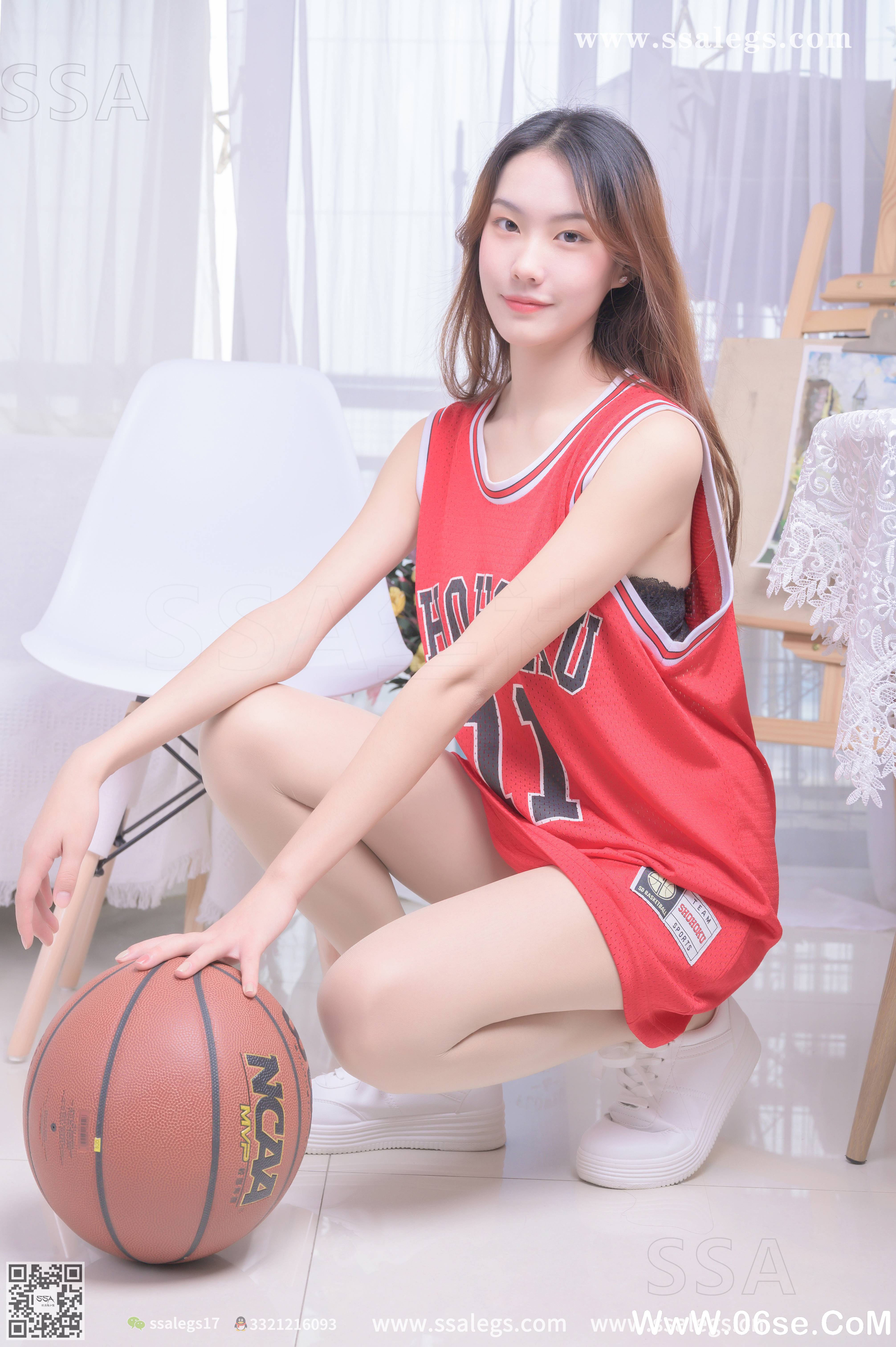 图片[73]-[SSA丝社] NO.324 素素小姐姐放假在家陪你玩篮球(上)[128P1.41G]-六色网