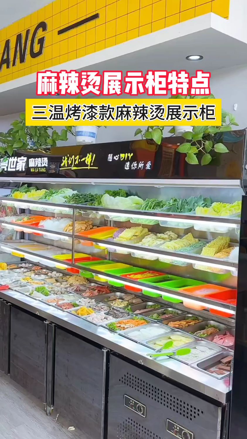 三温烤漆麻辣烫展示柜