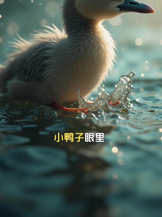 小鸭子眼里,荷叶藏着这些用处